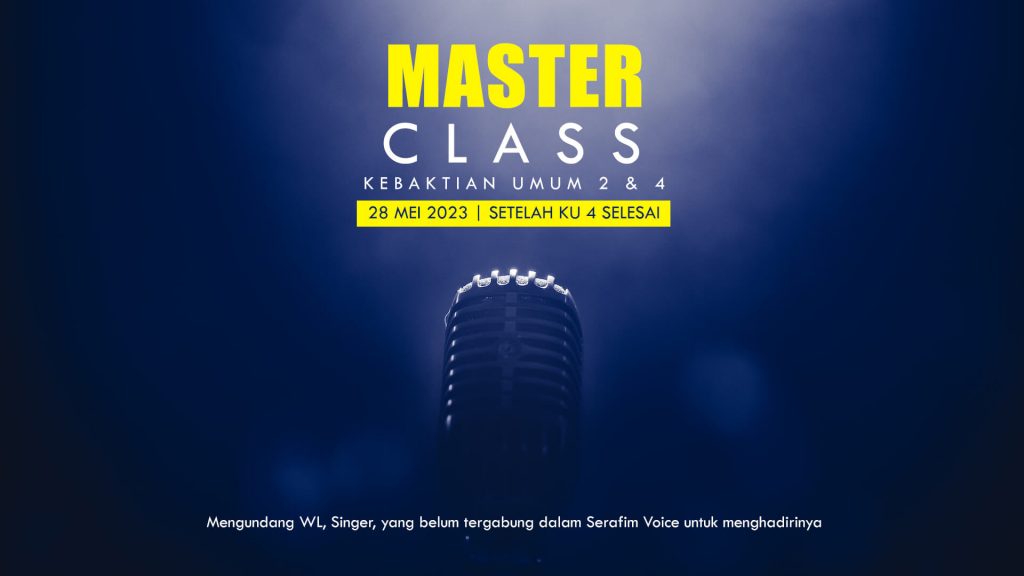 Master Class KU 2 dan 4 - 28 Mei 2023